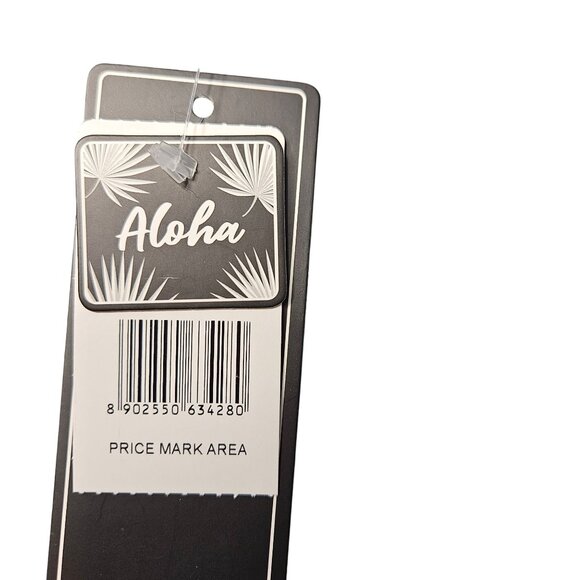 Mens Large Rising Tide Aloha Camp Shirt Blue Tropical Print Cotton Spandex Blend - Picture 4 of 8